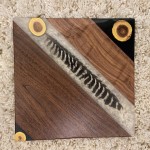 12x12 turkey feather tray