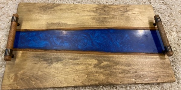 epoxy tray with chunky handles